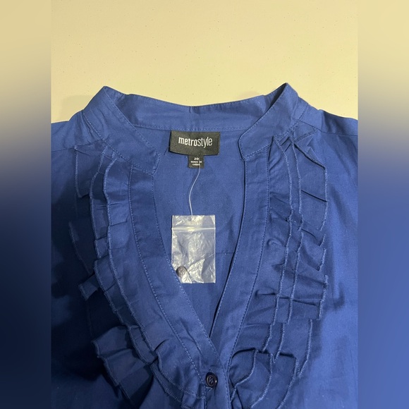 🆕 METROSTYLE Ruffled Bodysuit - Picture 3 of 8